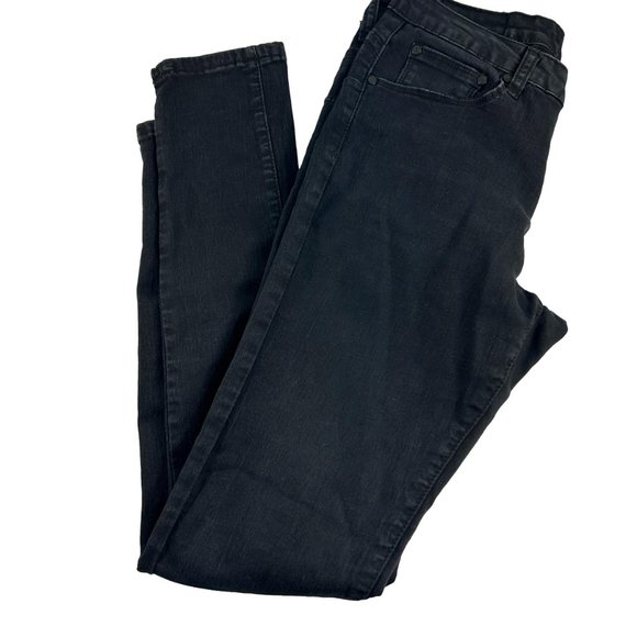 Monkey Ride Jeans Juniors Size 5 Black Skinny Denim Stretch Style P6004C Inseam - Picture 9 of 9